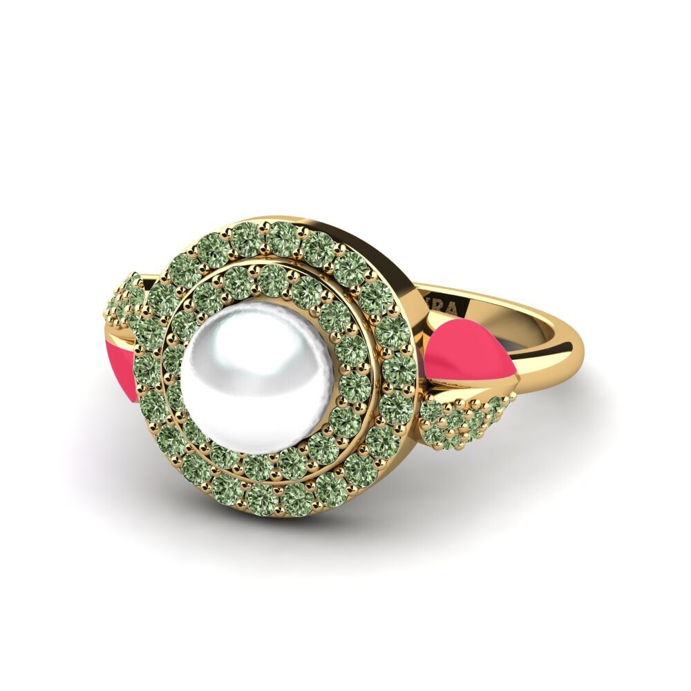 Grüner Diamant Ring Mysie
