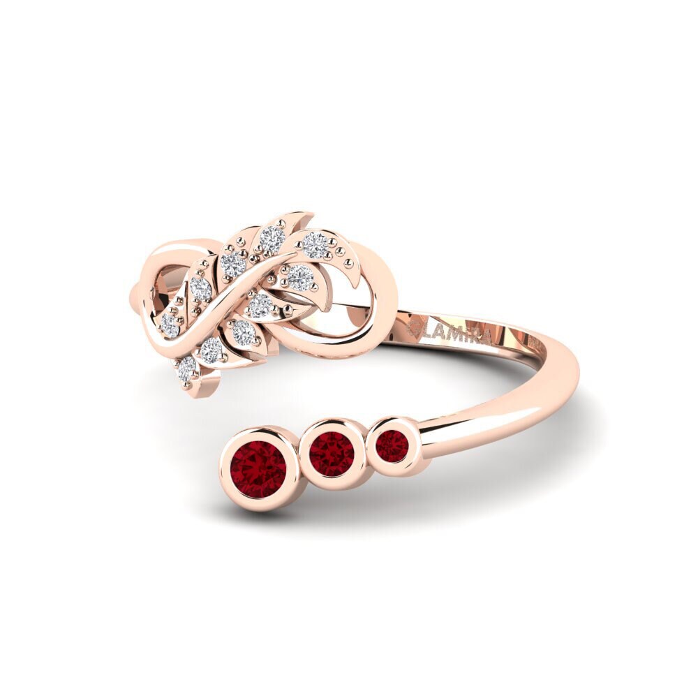 Circonita Roja Anillo Mysterium