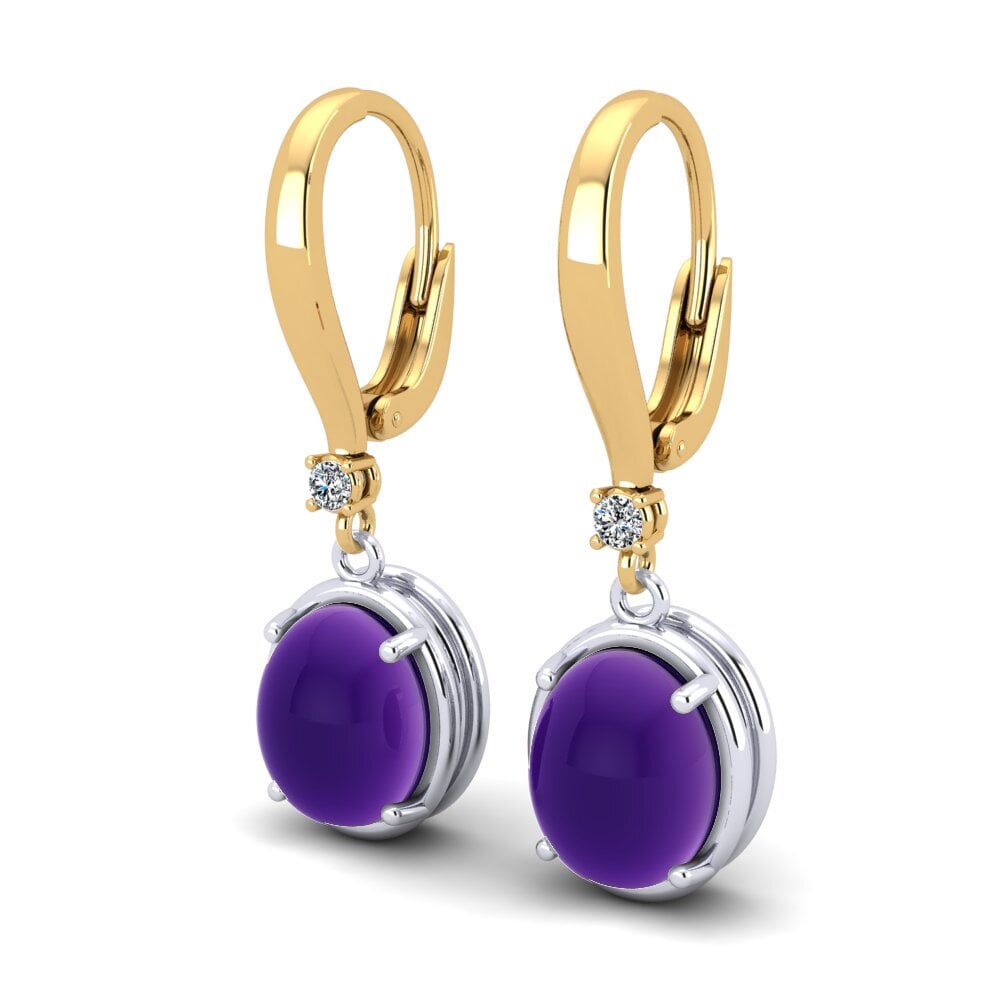 14ct Yellow & White Gold Women's Earring Nachiket