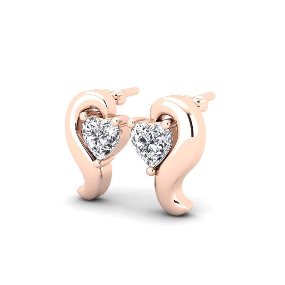 Corazón Diamante Pendiente de mujer Nadolyn