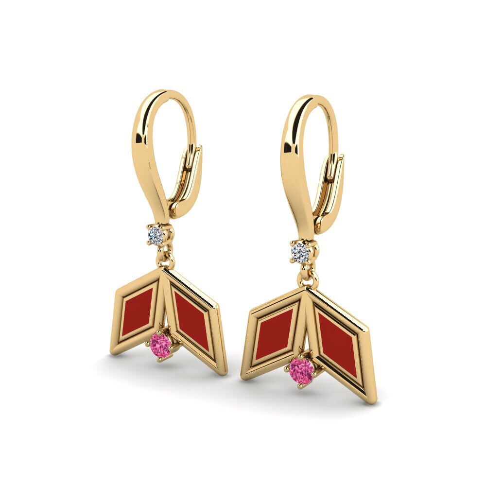 Pink Tourmaline Women's Earring Nageur