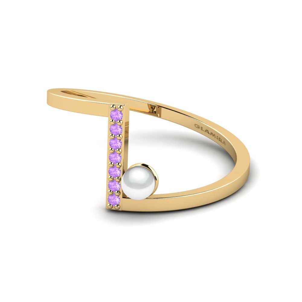 Amatista Anillo Nahastu