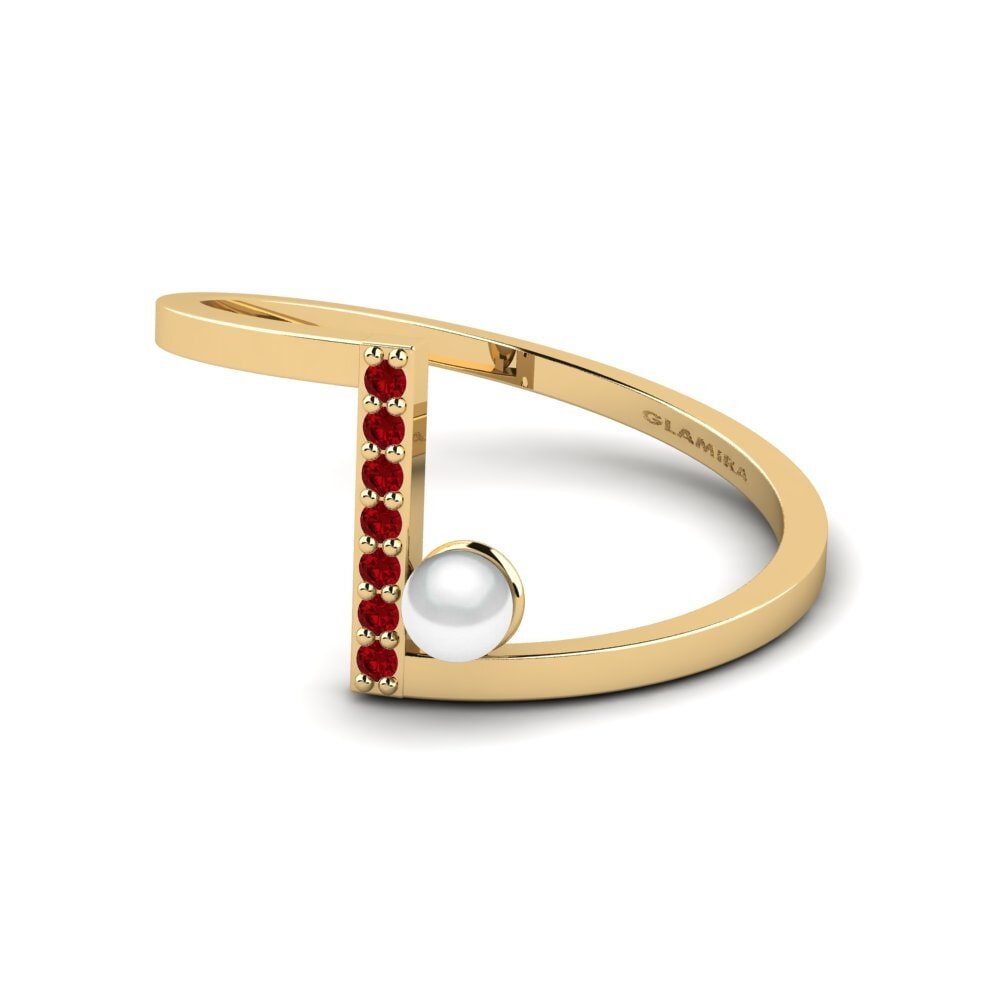 Circonita Roja Anillo Nahastu