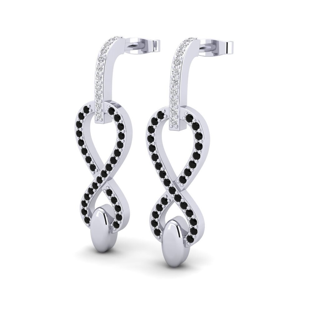 Black Sapphire Women's Earring Naia