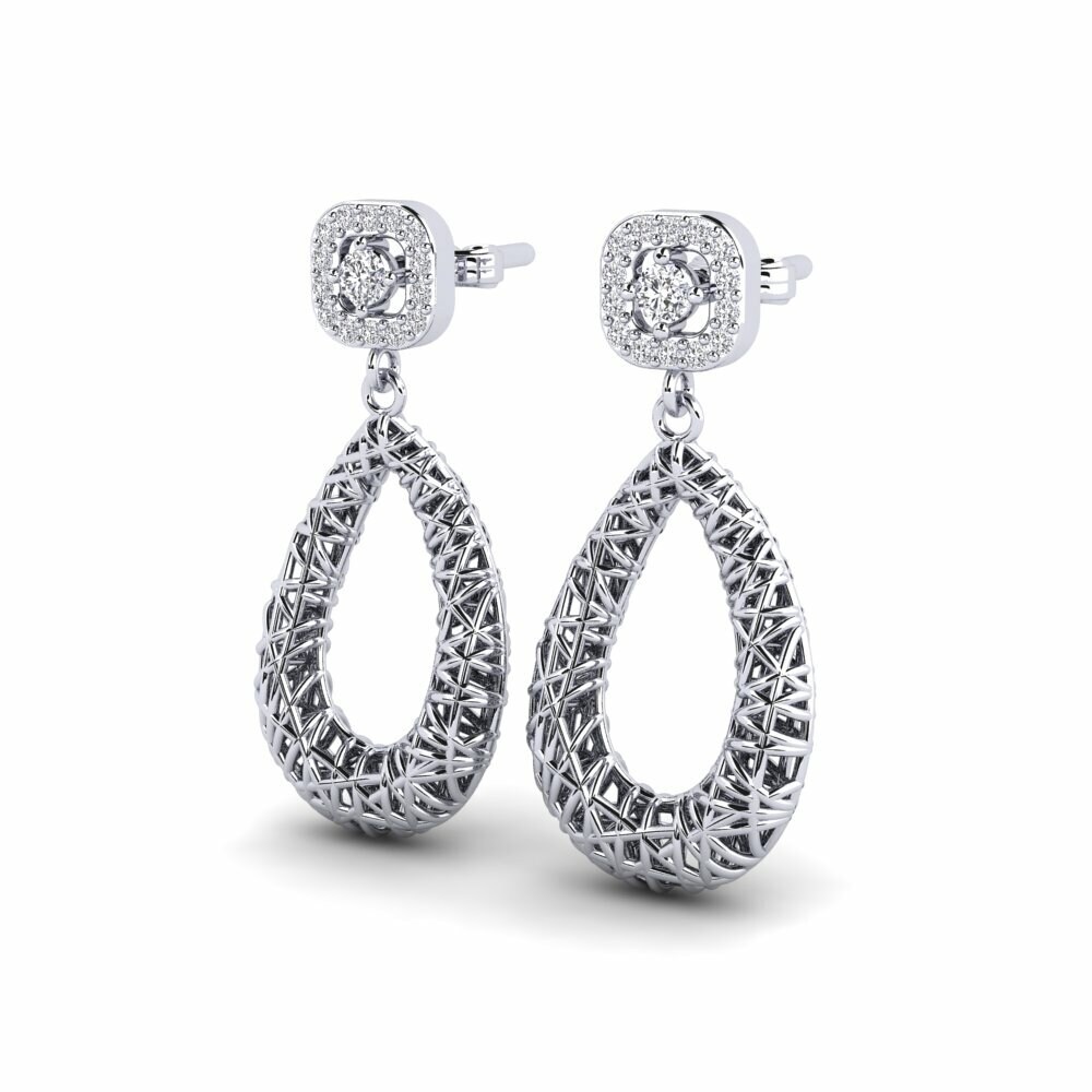 White Silver Women's Earring Nancey