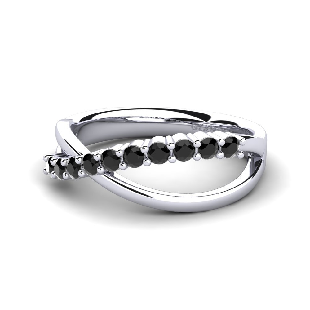 Schwarzer Diamant Ring Nancie