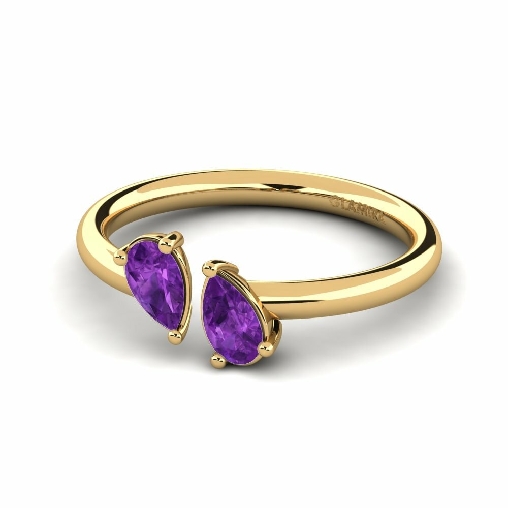 Améthyste Bague de fiançailles Nano