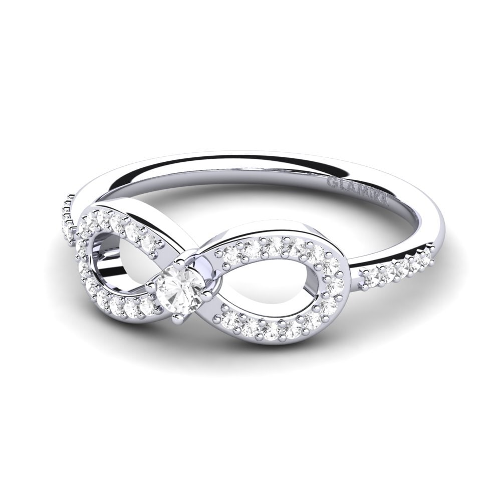 Zaffiro Bianco Anello Naolin