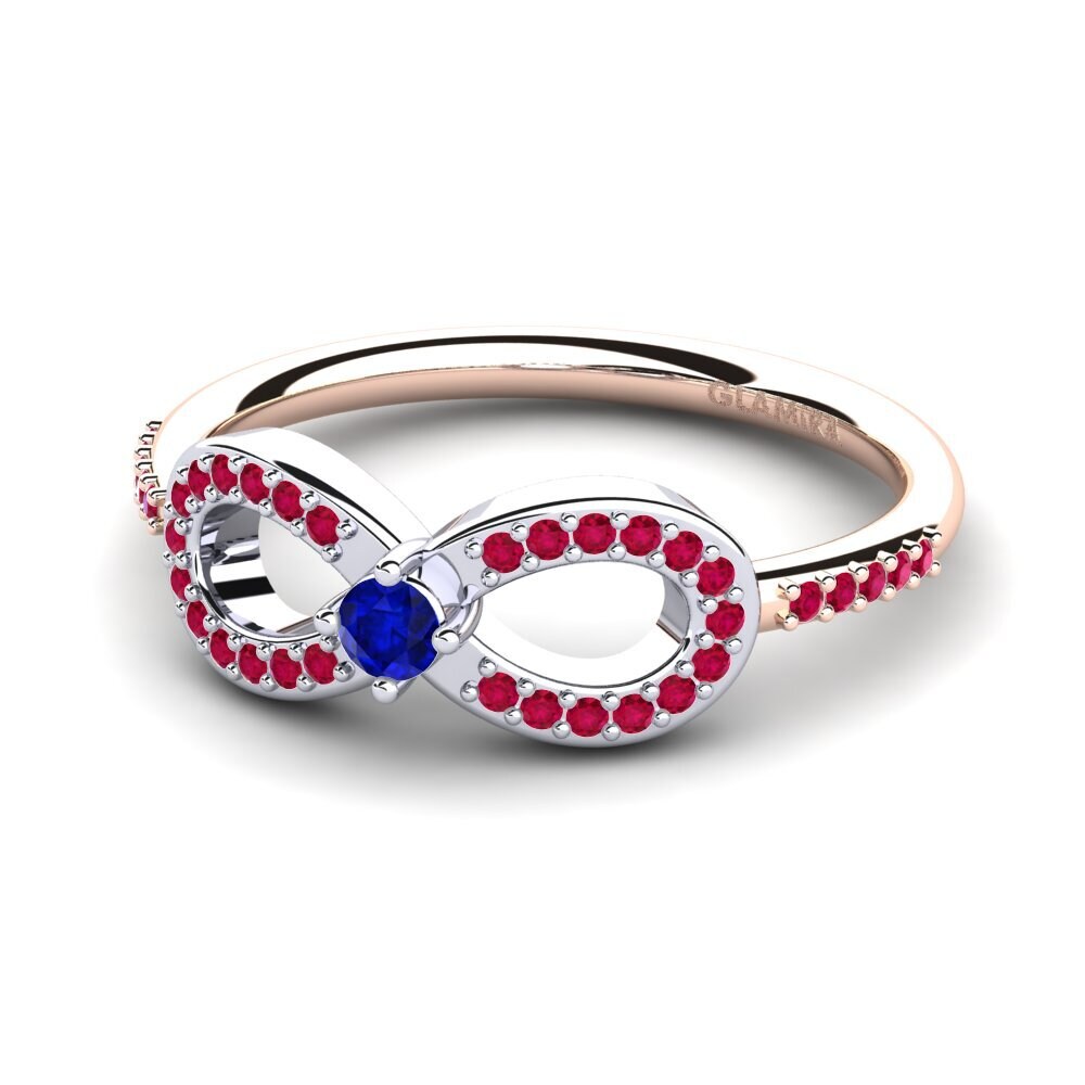 14k Rose & White Gold Ring Naolin