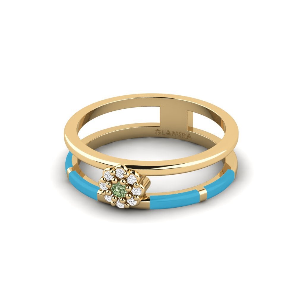Diamante Verde Anillo Naragsak