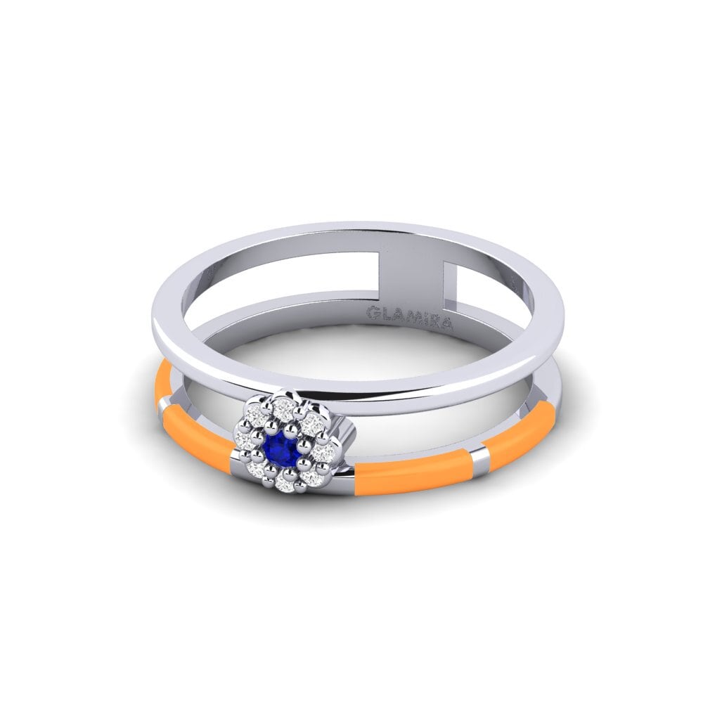 Weiß-Silber Ring Naragsak