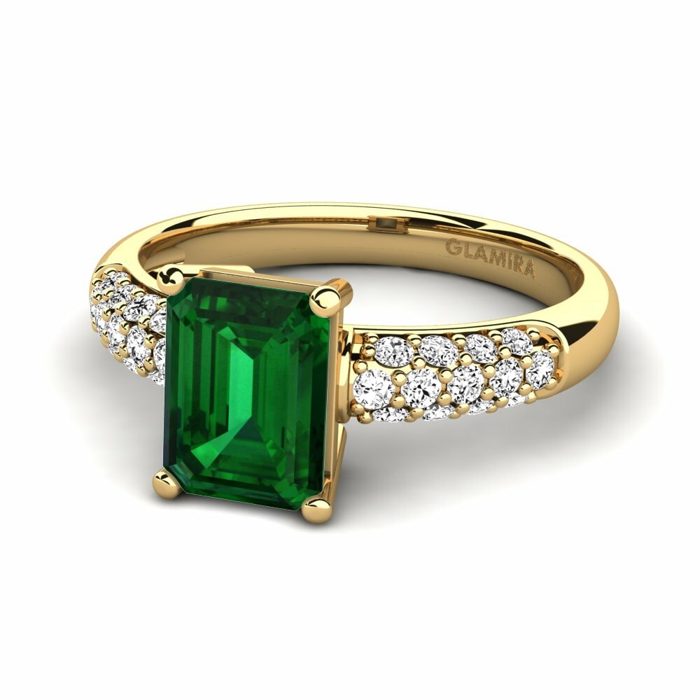 Tsavorite Engagement Ring Navarra