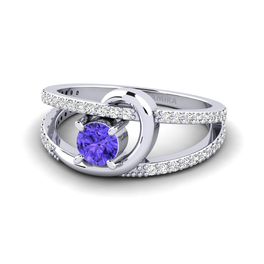 Tanzanita Anillo de Mujer Nealim