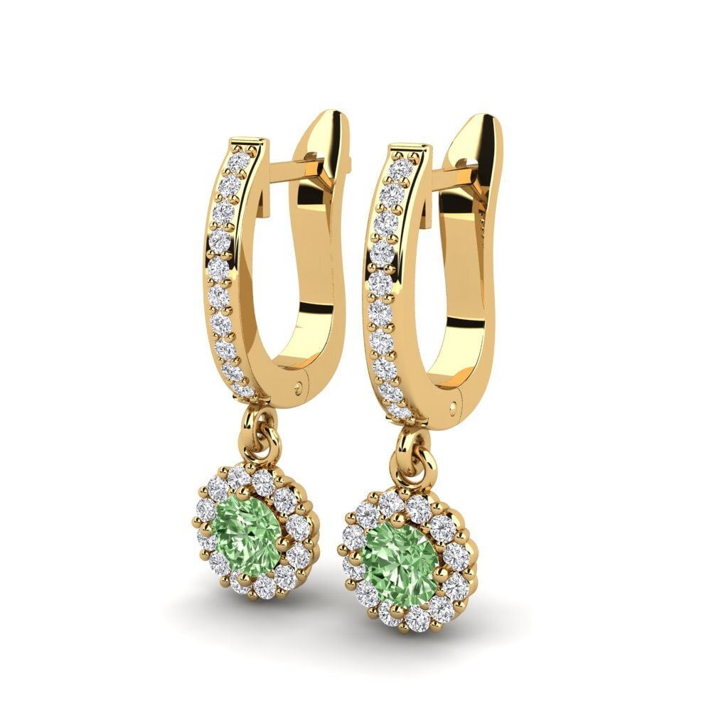 Green Diamond Women's Earring Necrolyte