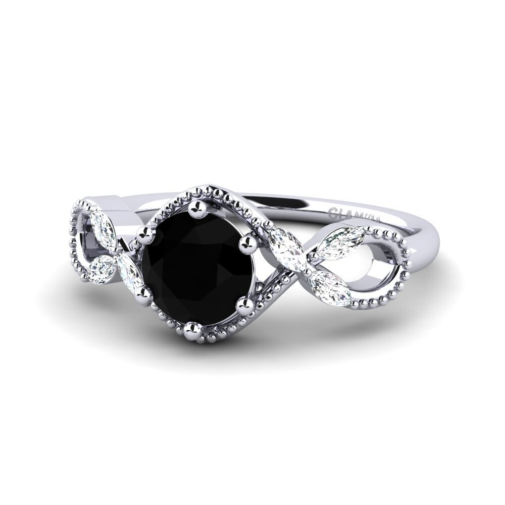 Black Onyx Women's Ring Nelen