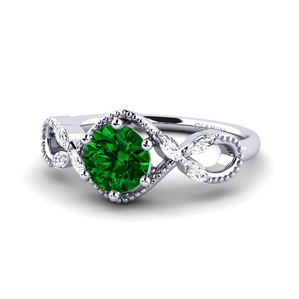 Circonita Verde Anillo de Mujer Nelen