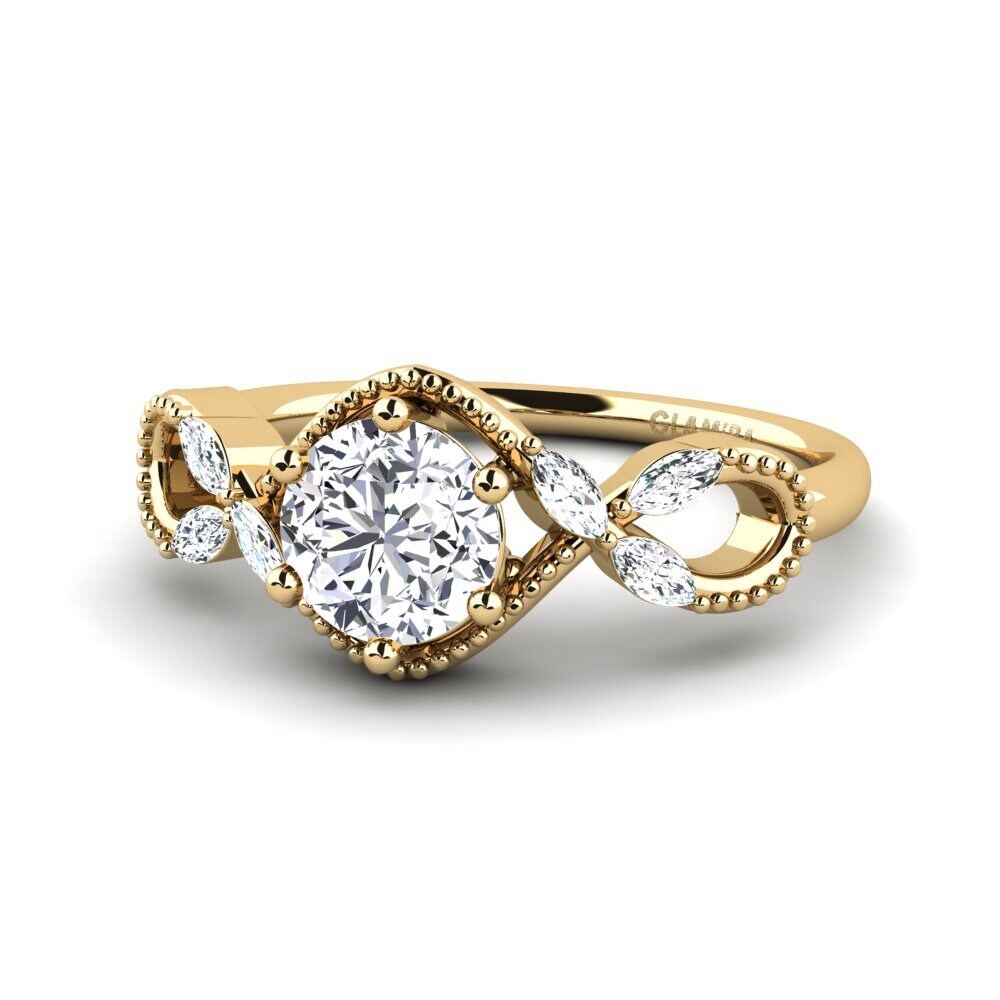 Diamante cultivado en laboratorio Anillo de Mujer Nelen