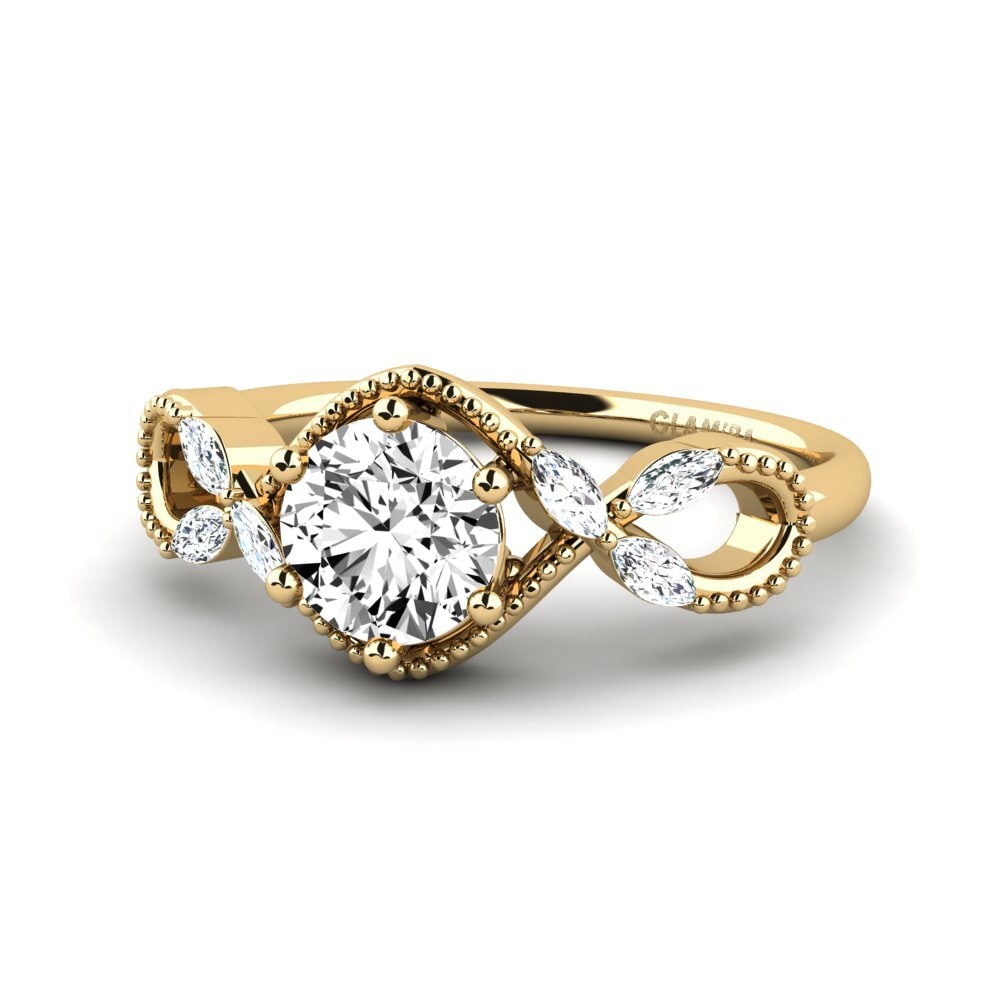 Moissanite Anel Feminino Nelen
