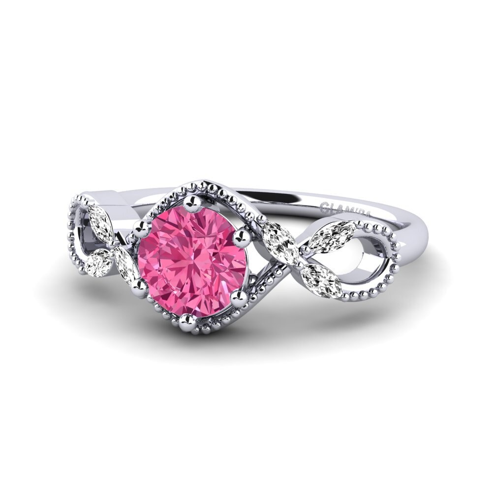 Turmalina rosa Anillo de Mujer Nelen