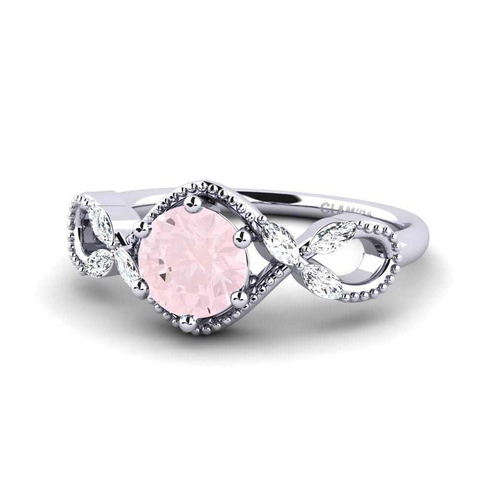 Rose Quartz Women's Ring Nelen
