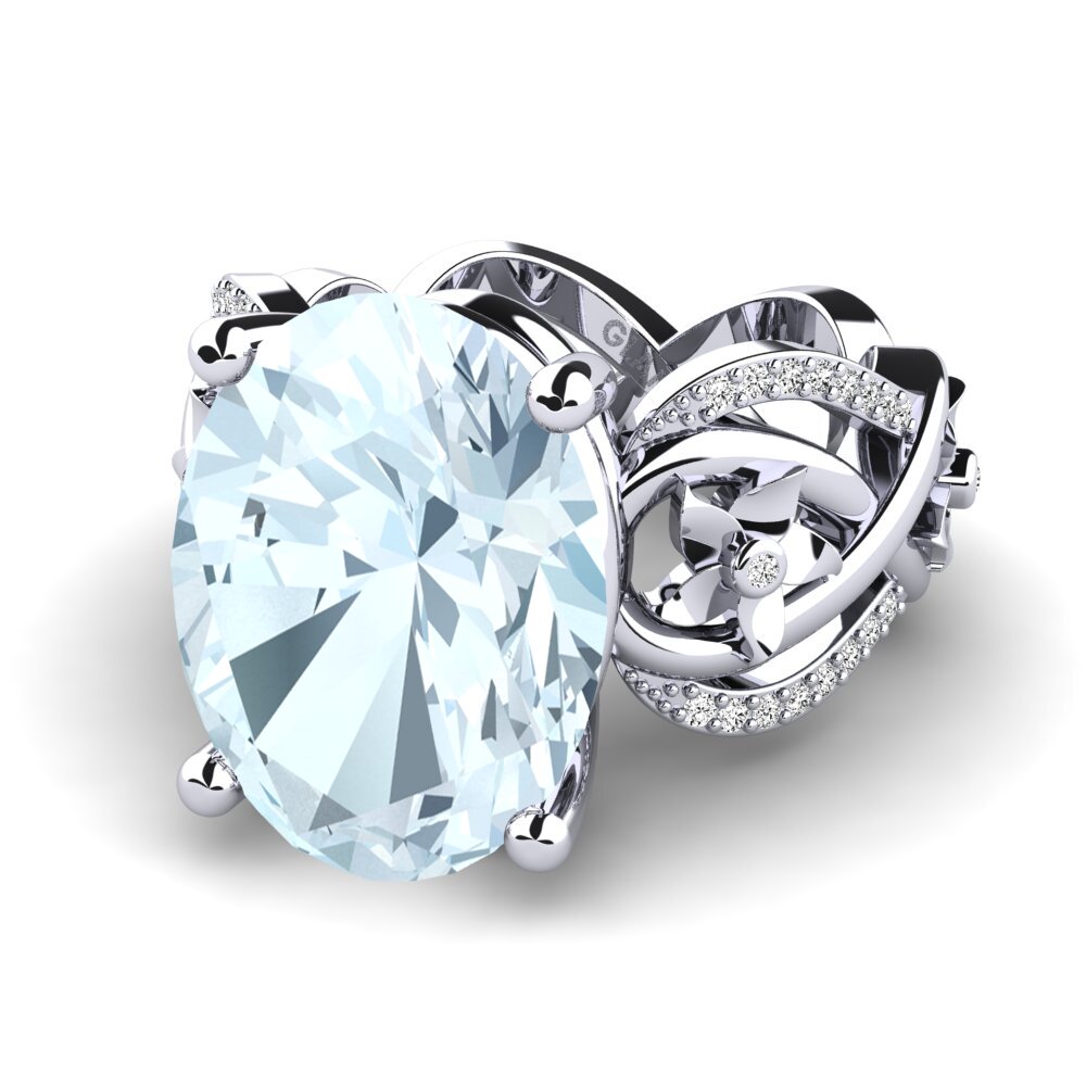 Aquamarine Ring Nella