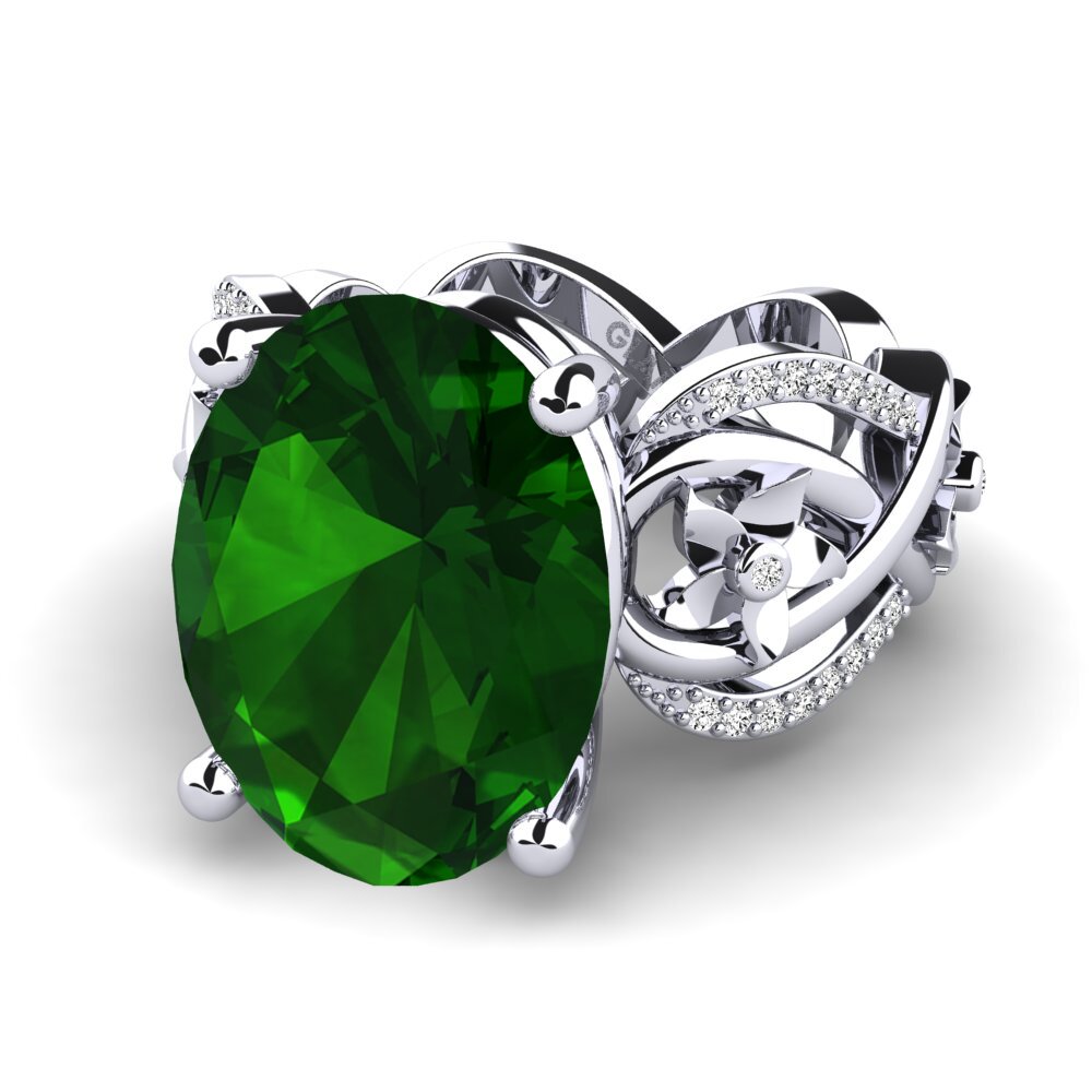 Green Tourmaline Ring Nella