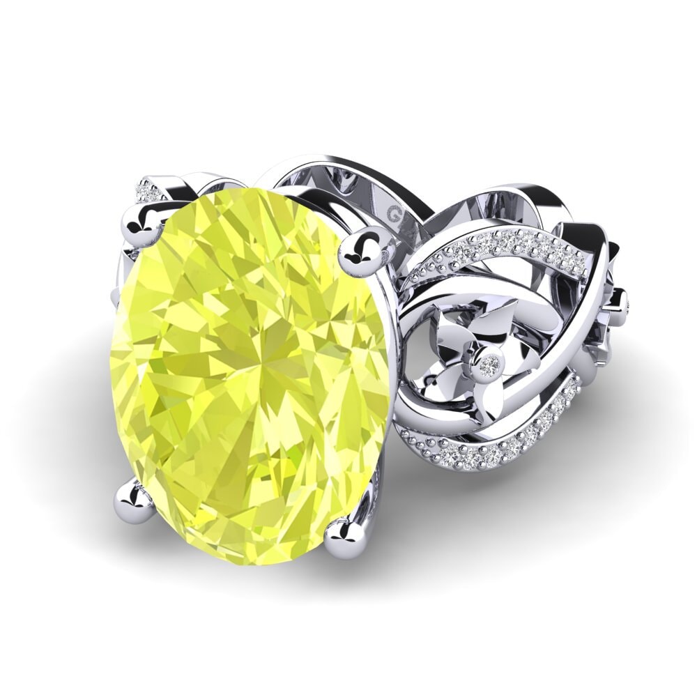 Lemon Quartz Ring Nella