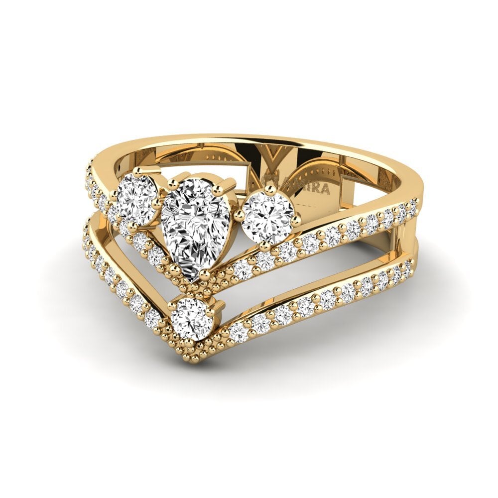 Moissanite Anel Feminino Nene