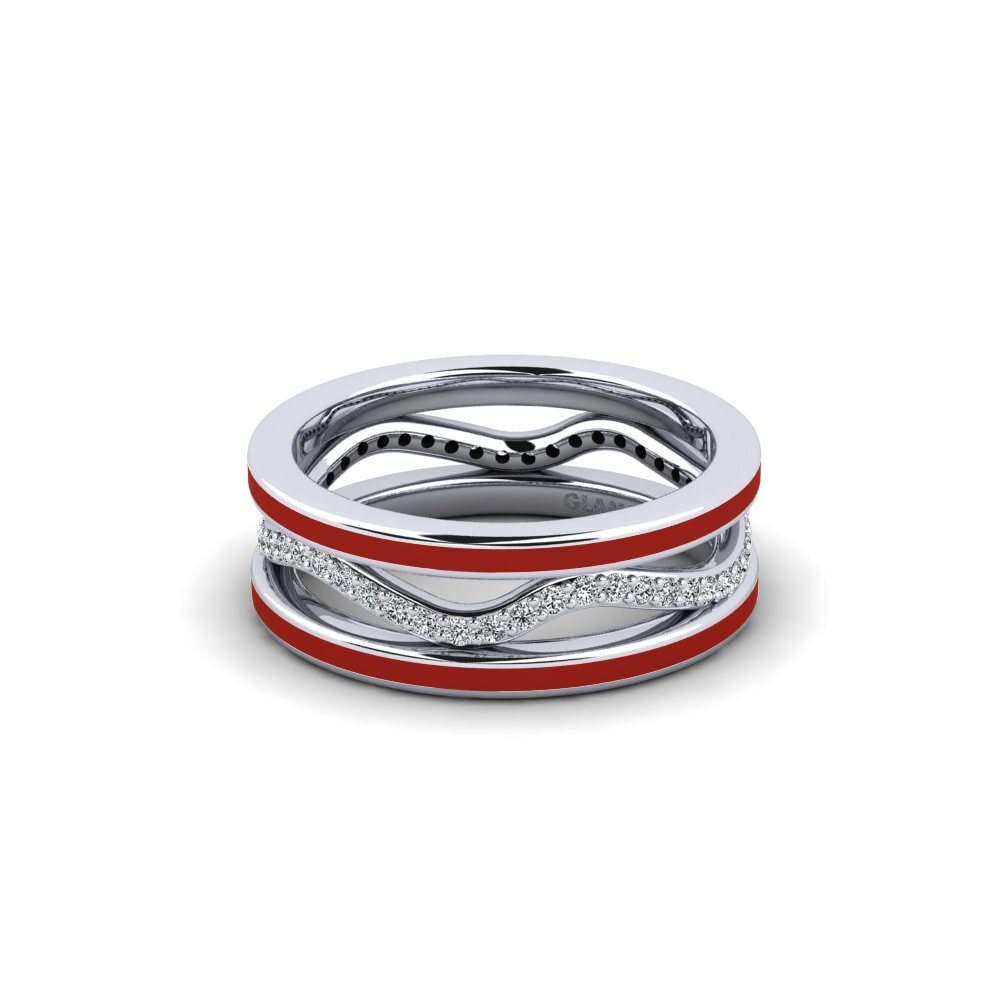 Weißgold 375 Ring Neomygy