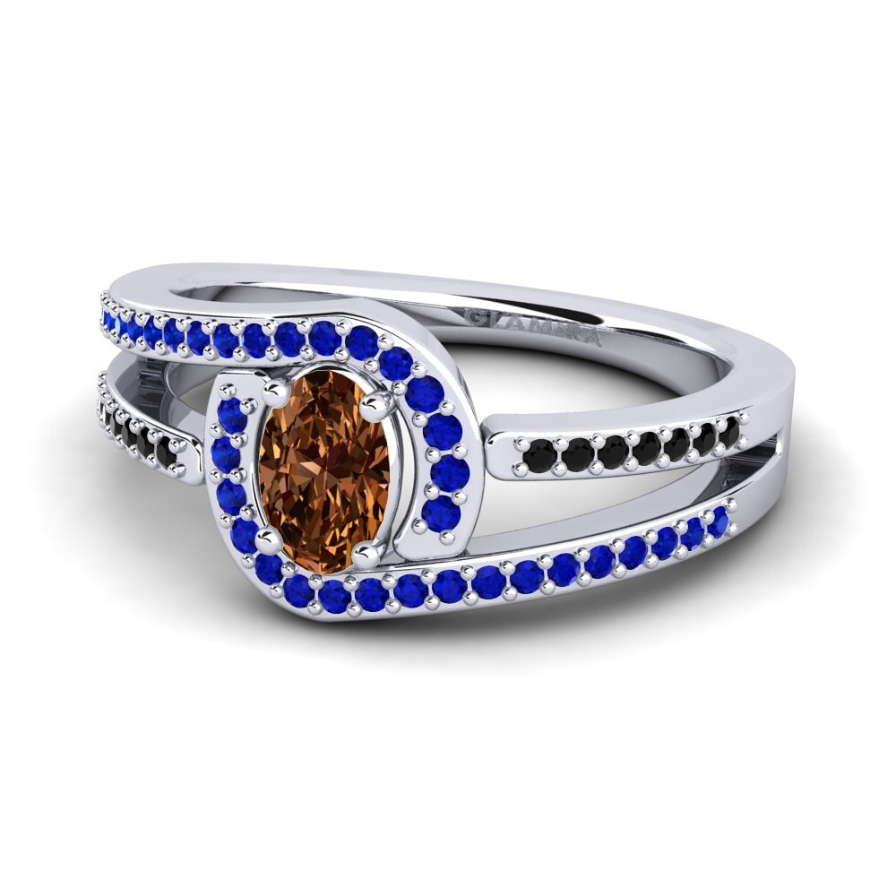 Brown Diamond Engagement Ring Nerice
