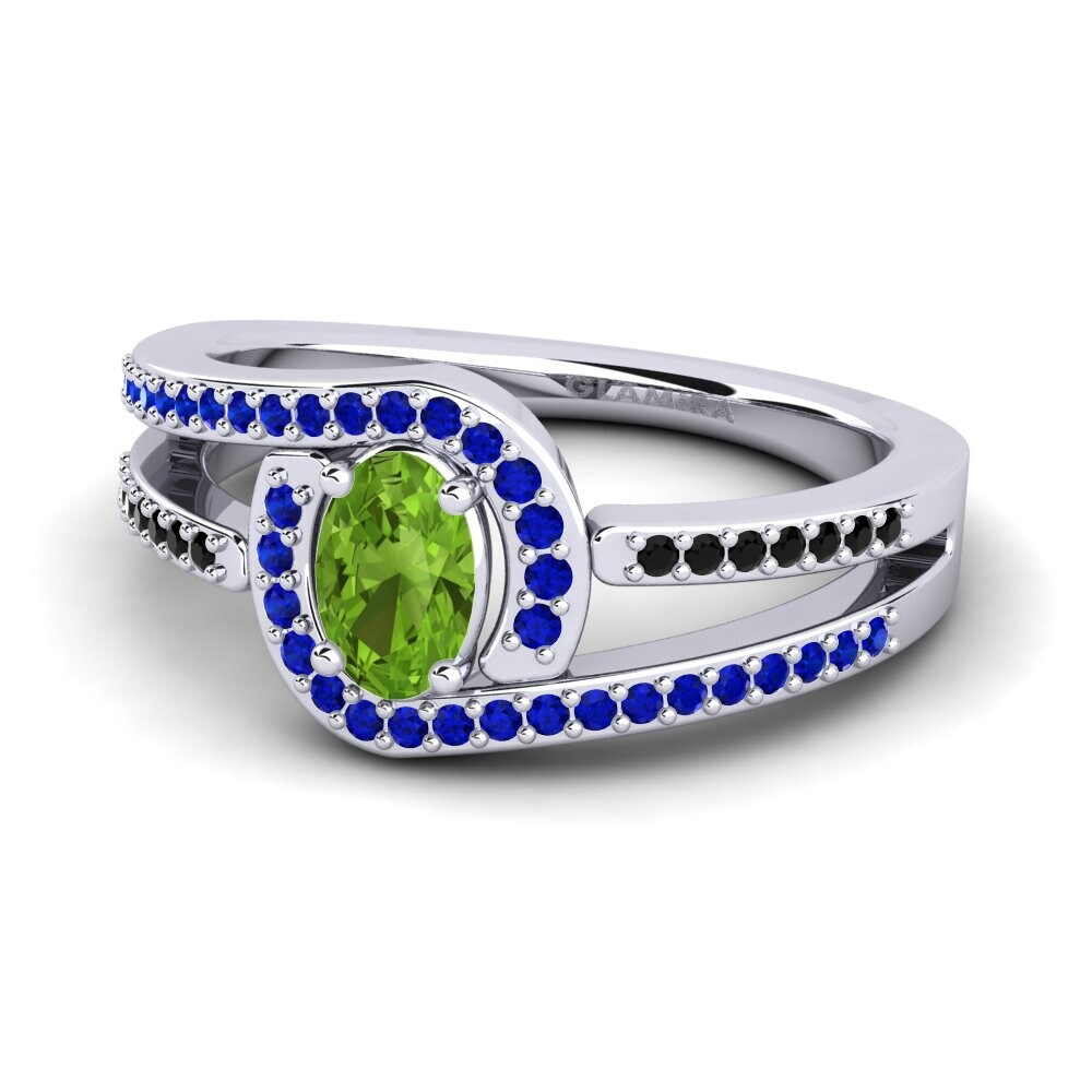 Peridot Engagement Ring Nerice