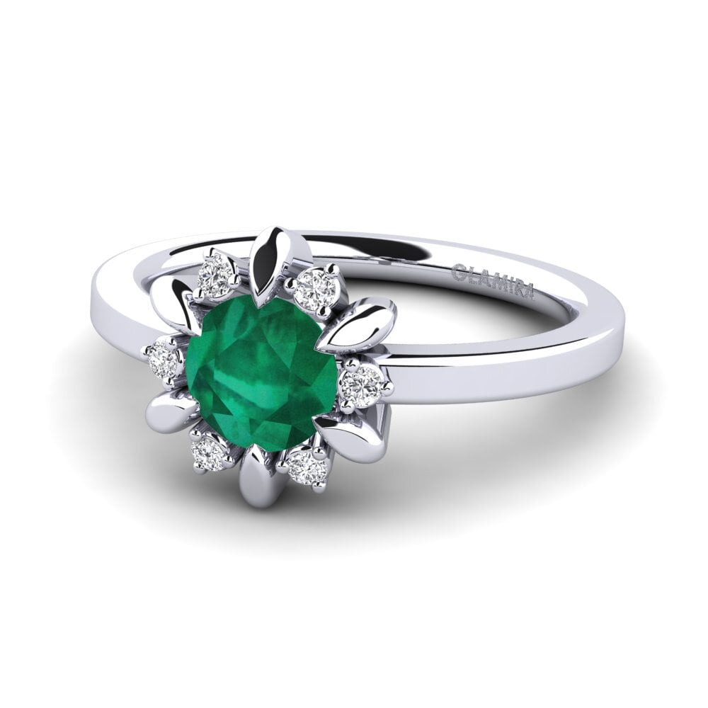 Emerald Engagement Ring Neta