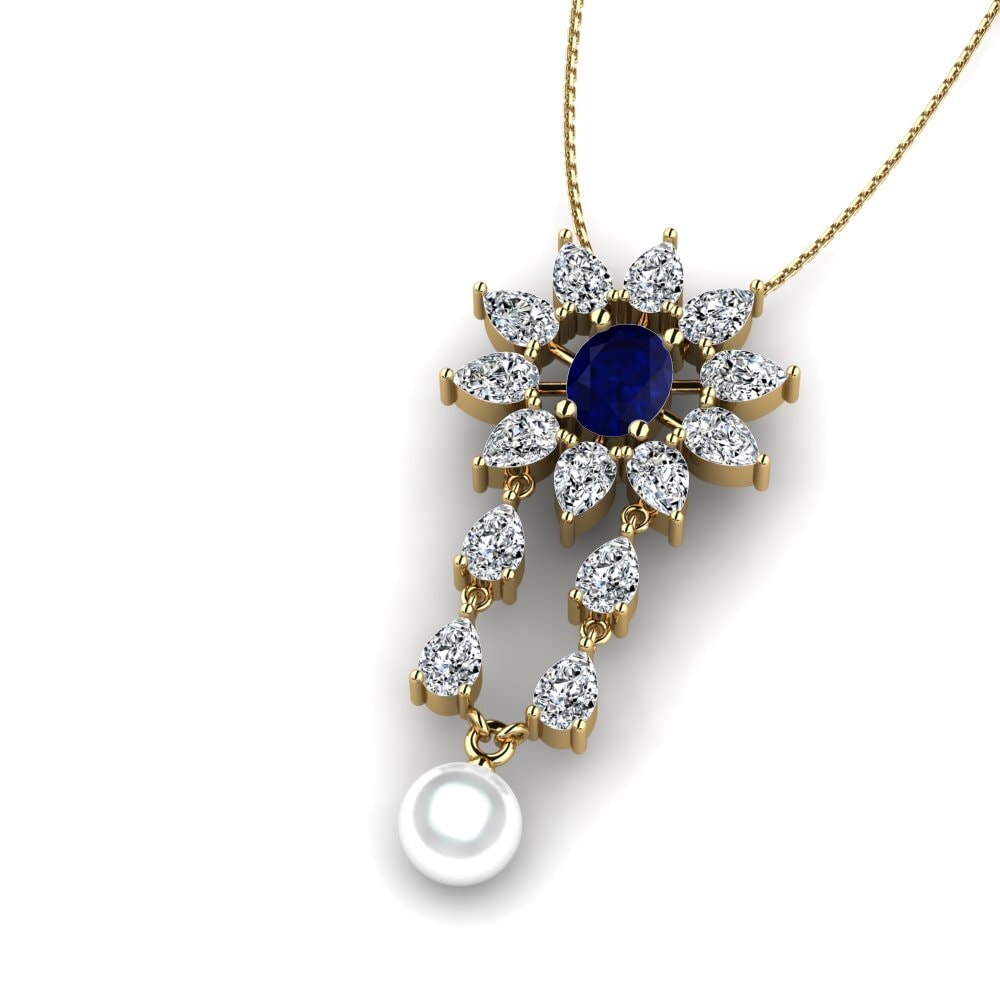 Sapphire Women's Pendant Netassa