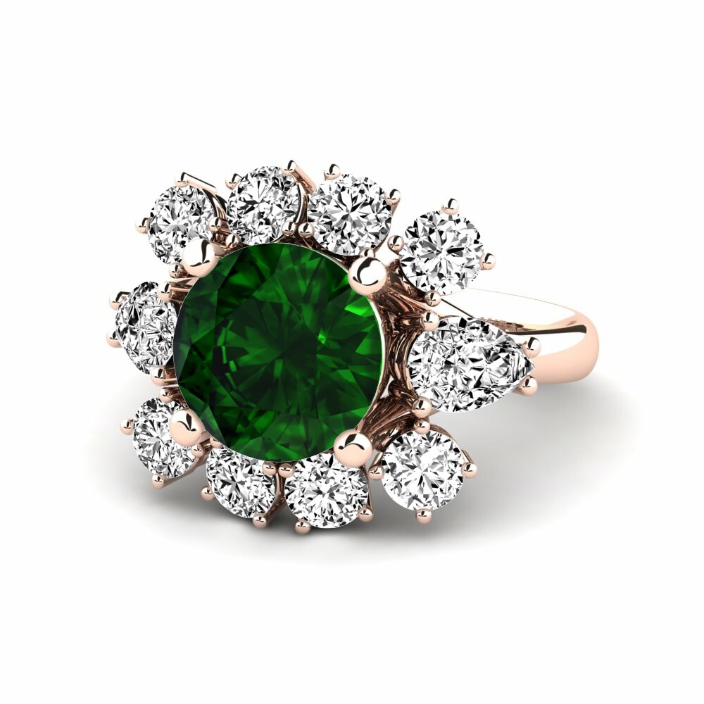 Zeleni Turmalin Zaručnički prsten Neuquen