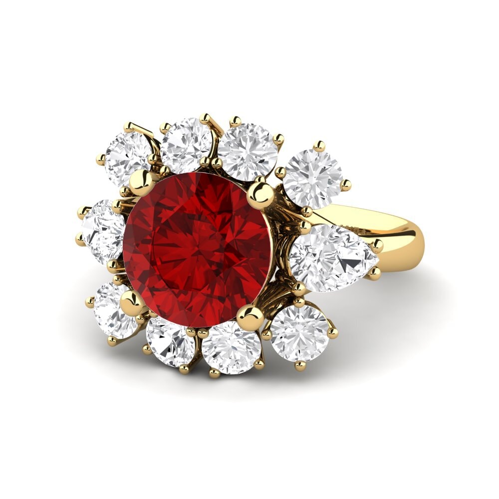 14k Oro Amarillo Anillo de compromiso Neuquen