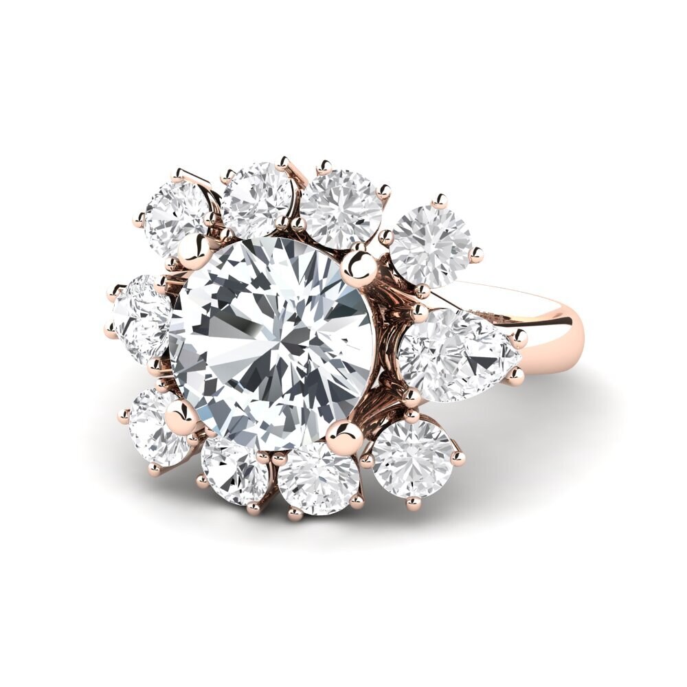 White Zircon Engagement Ring Neuquen