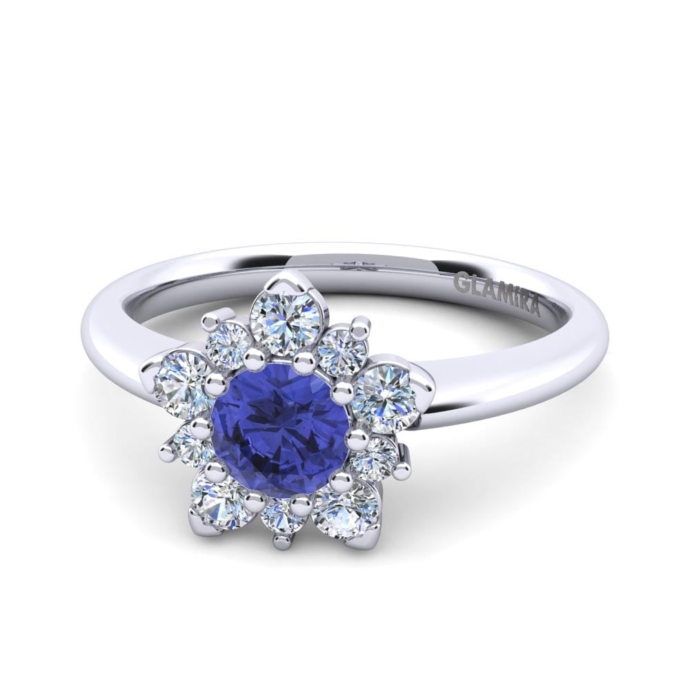 Nhẫn đính hôn Tibelda Đá Tanzanite