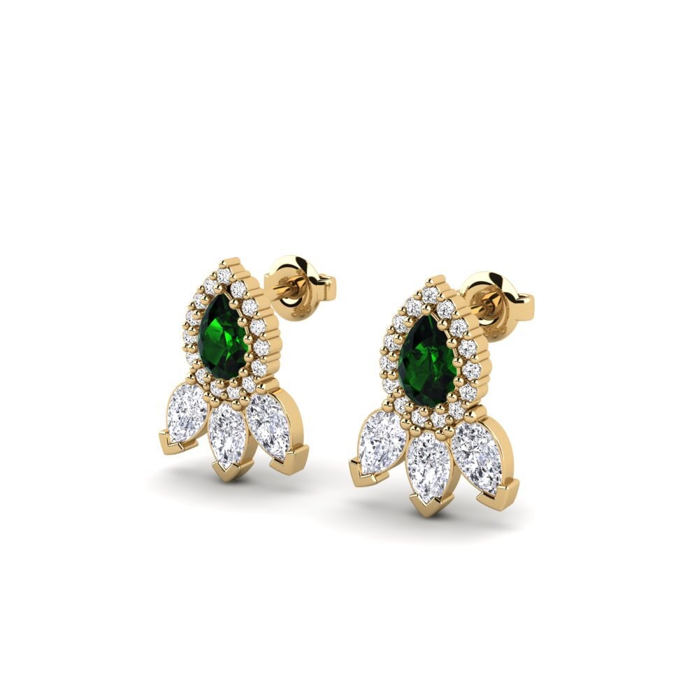 Green Tourmaline Women's Earring Newi