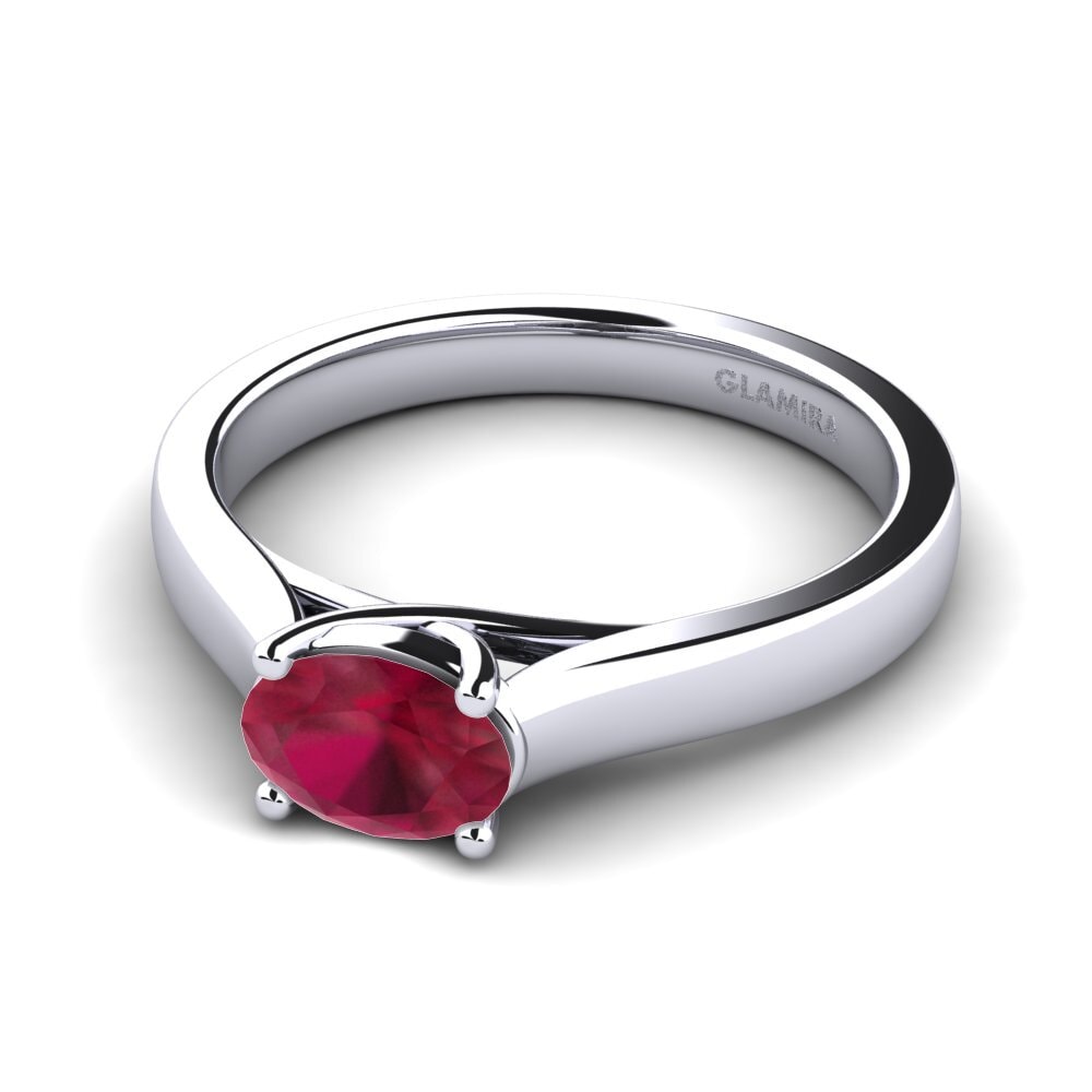Rubí Anillo de compromiso Nia