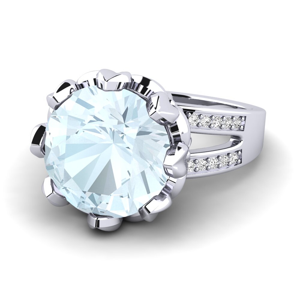 Aquamarine Ring Nida