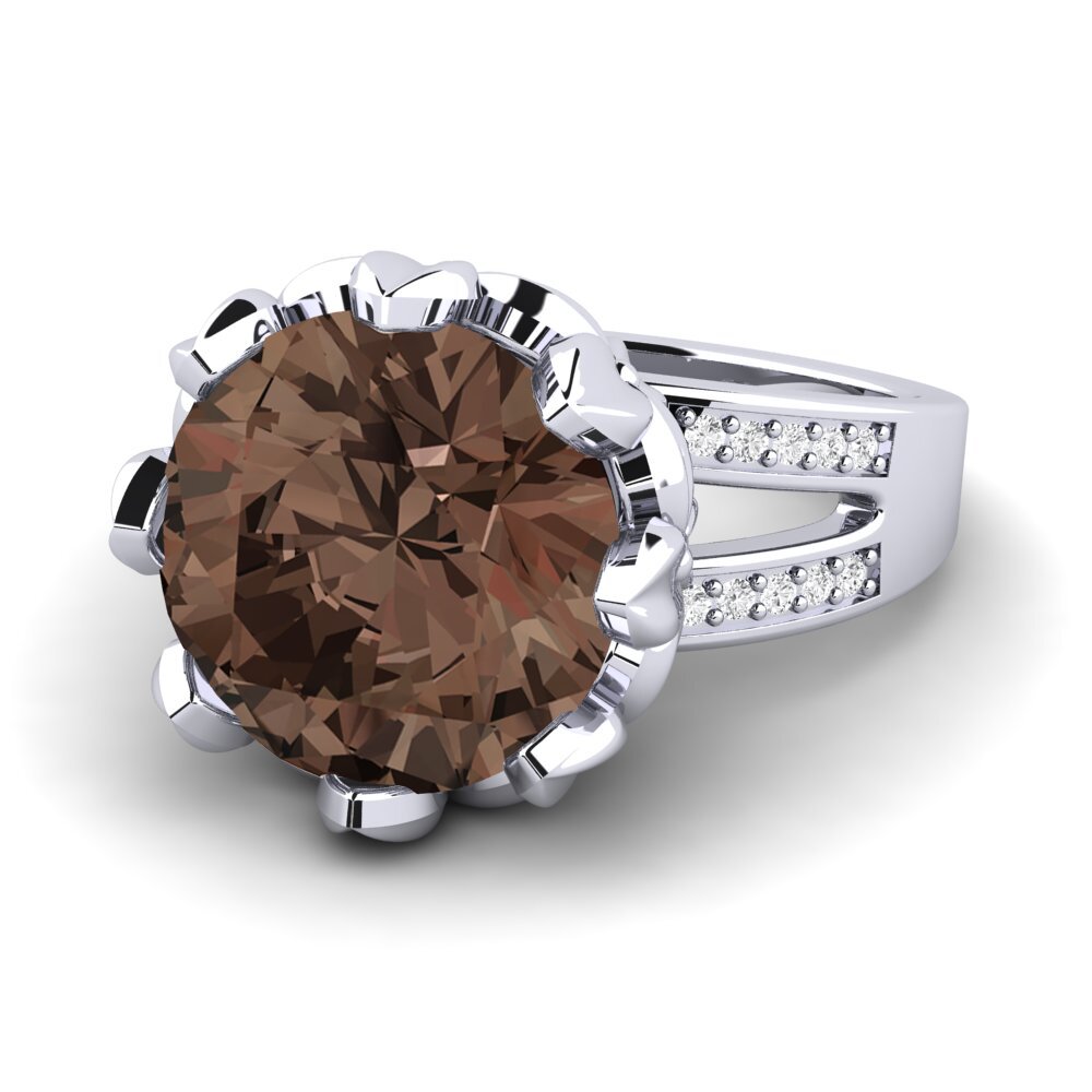 Smoky Quartz Ring Nida