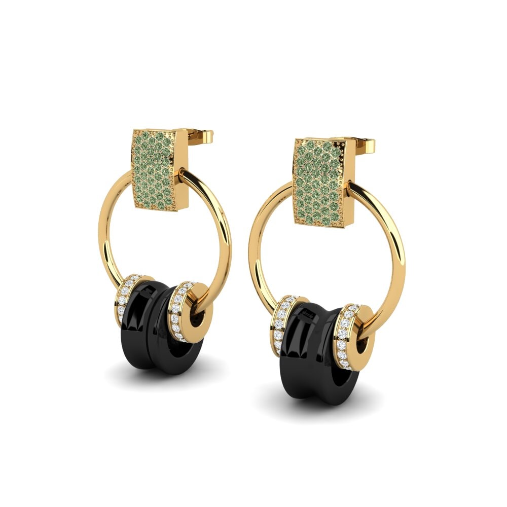 Diamante Verde Pendiente de mujer Niehaus