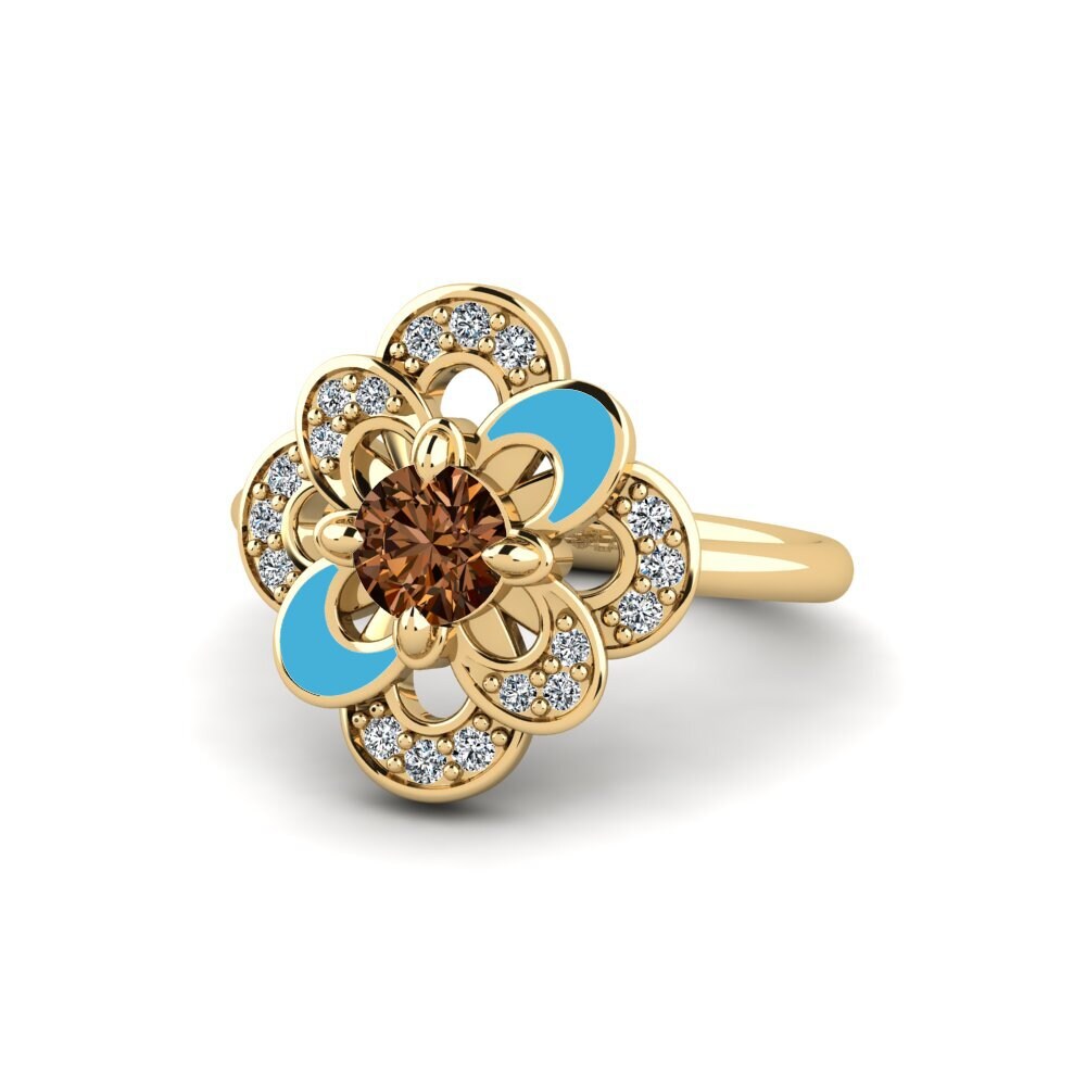 Brauner Diamant Ring Nigear