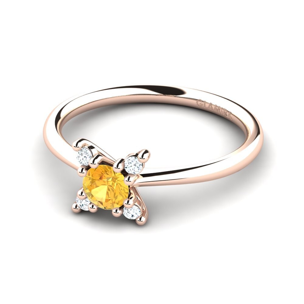 Citrin Verlobungsring Nikkole