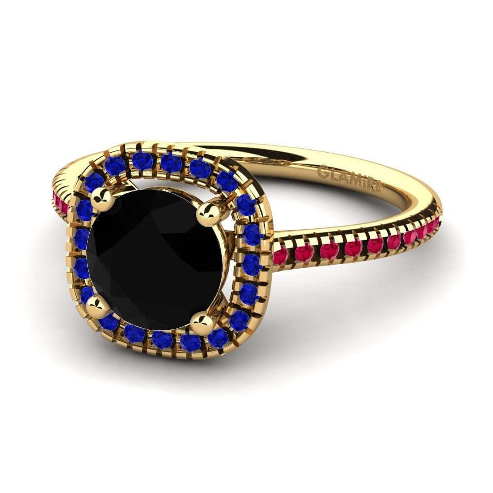 14K Yellow Gold Engagement Ring Nillson