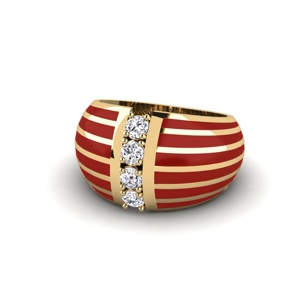 Diamant De Synthèse Bague Niraisha