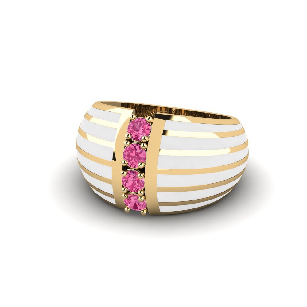 Rosa Turmalin Ring Niraisha