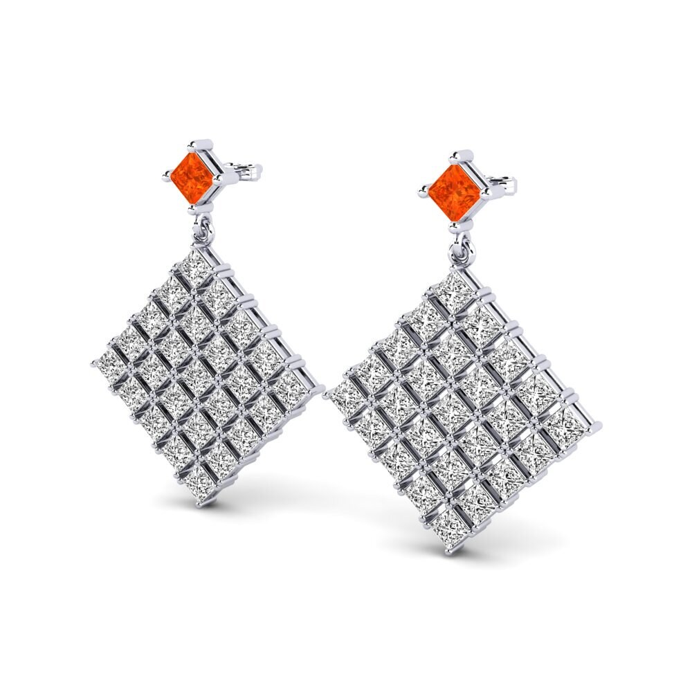 Fire-Opal Women's Earring Nisha