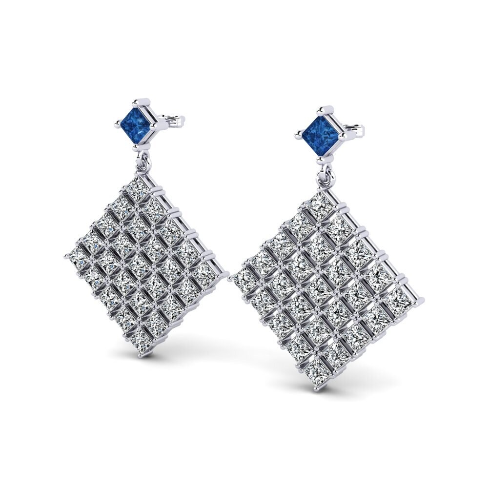 Dark Blue Zirconia Earring Nisha