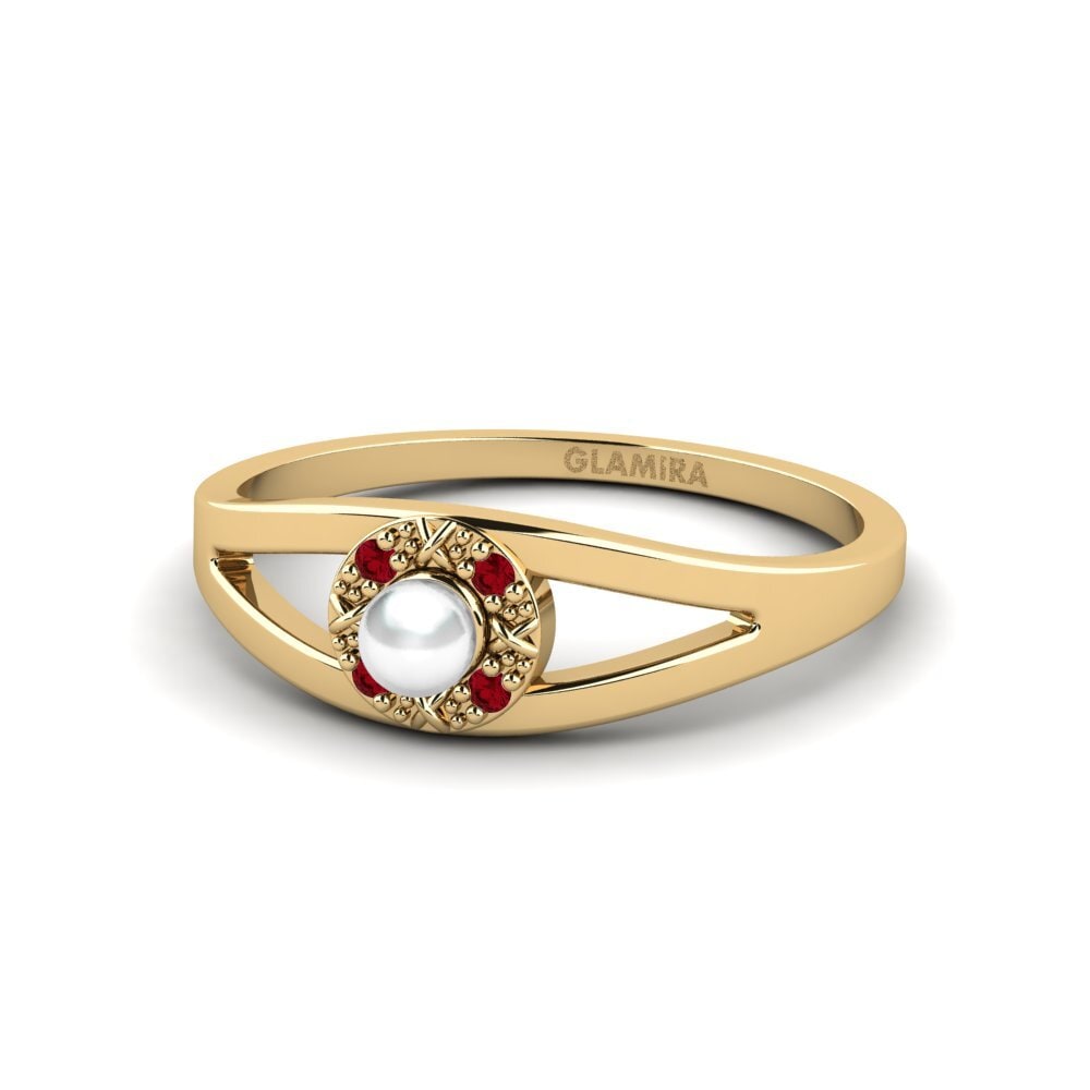 Circonita Roja Anillo Niyenori